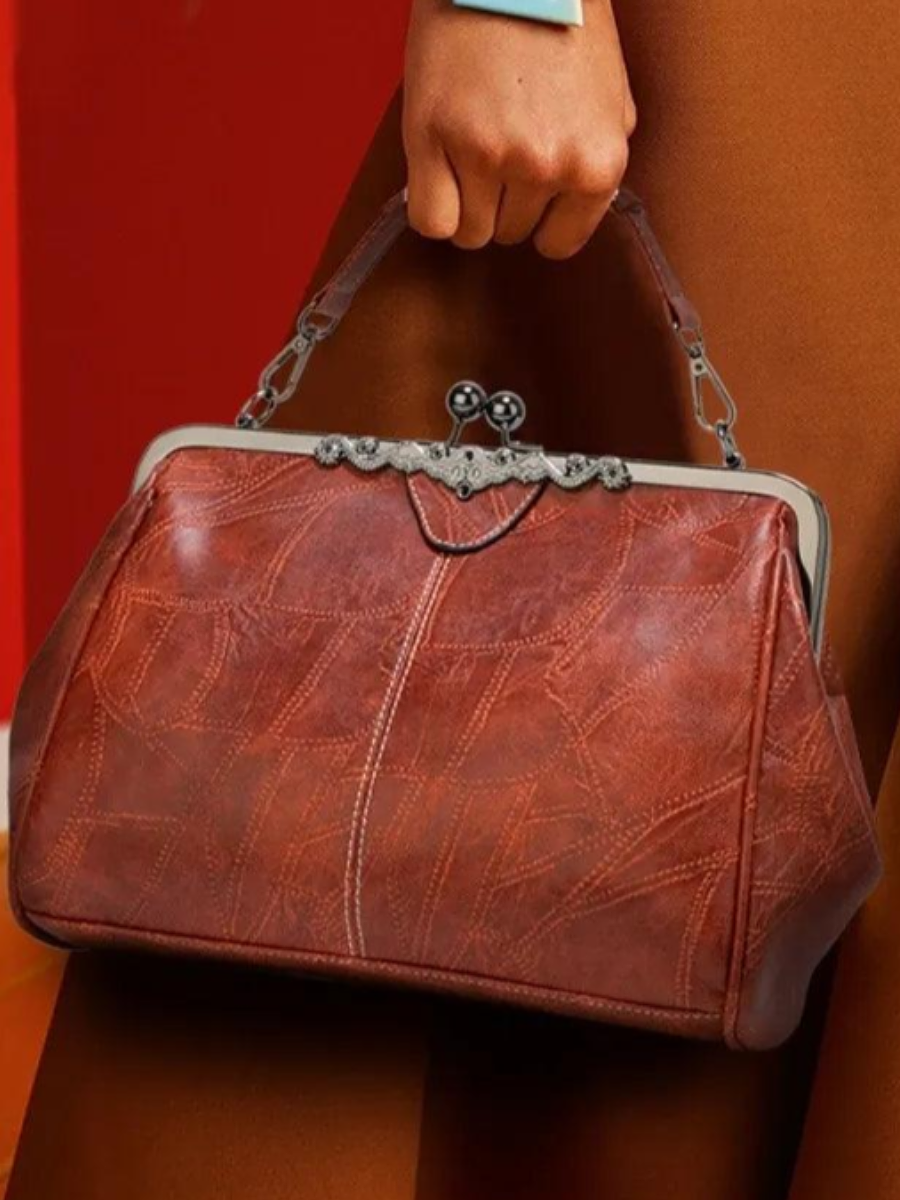 Retro Kiss-Lock Handbag